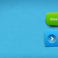 Unique Green & Blue Buttons