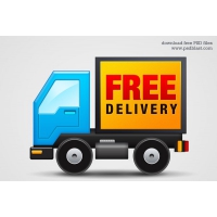 Free Delivery Icon (PSD)