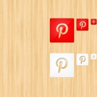 Die Cut Pinterest Icons