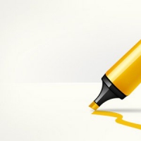 Marker Pen Highlighter Icon (PSD)