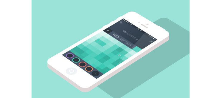 Color Picker Mobile App Concept