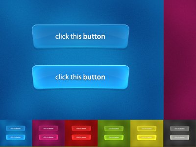 Glossy Buttons Pack