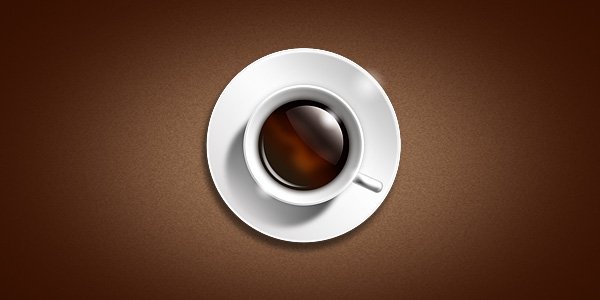 Coffee Cup Icon (PSD)