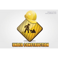 Under Construction Icon PSD
