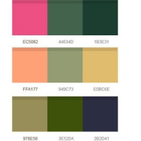 14 Wonderful Color Palettes (PSD)
