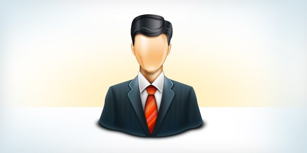 Business User Icon (PSD & PNG)