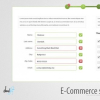 E-Commerce Steps UI