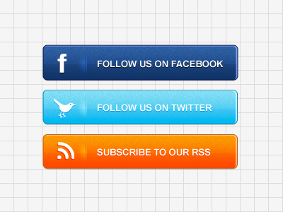 Simple Social Buttons