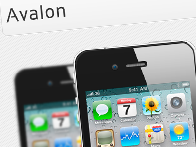 Avalon App Landing Page