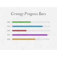 Grungy Progress Bars