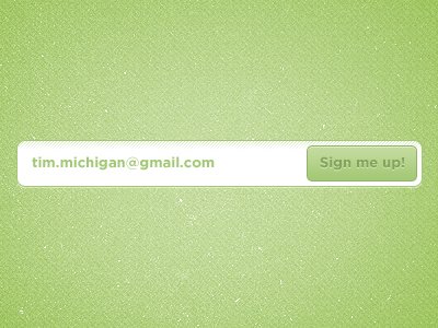 Cool Green Signup Form