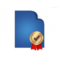 Certified Document Icon (PSD)