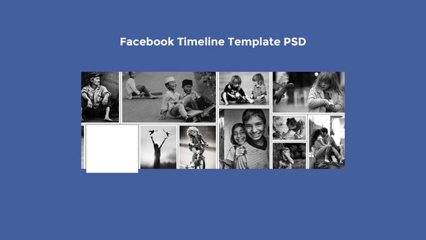 Facebook Timeline Template PSD