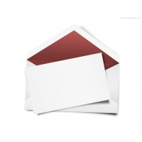 Envelope With Blank Note (PSD)