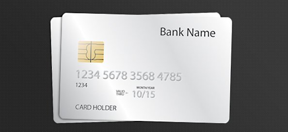 Credit Card PSD Template