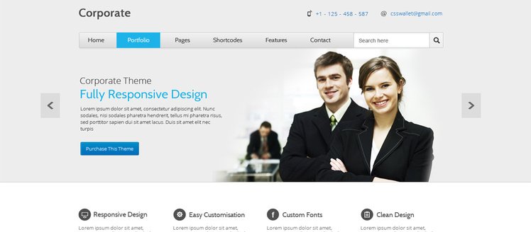 Organized WP WordPress Corporate Website