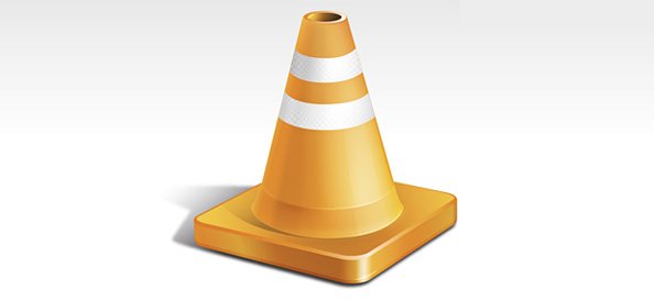 PSD Orange Traffic Cone