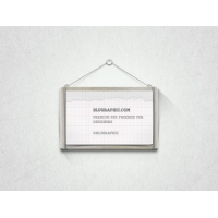 Hanging Note Sign PSD