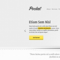 Pocket Free Website PSD Templateo