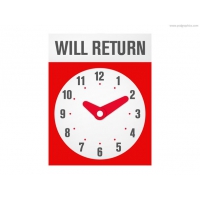 Will Return Sign (PSD)