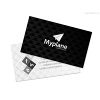 Black And White Business Card Template