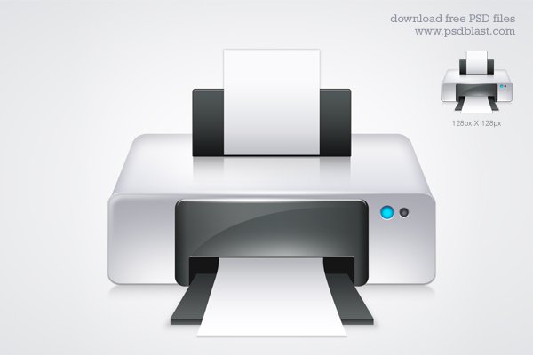 Printer Icon (PSD)