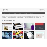 Alphine Free Homepage PSD Template