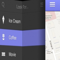 Folding IOS App Navigation Menu & Screens
