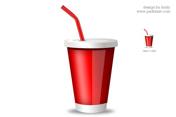Red Drink Glass Icon