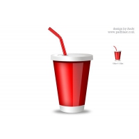 Red Drink Glass Icon