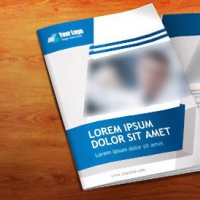 Free PSD Booklet Template - 8 Pages