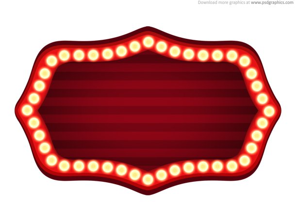 Theater Sign Template (PSD)