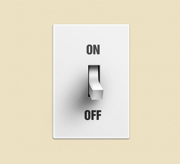 Free PSD Switch Button