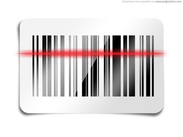 Barcode Scan Icon (PSD)