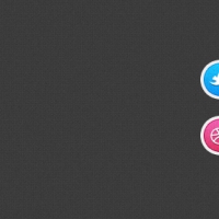 Twitter and Dribbble Buttons