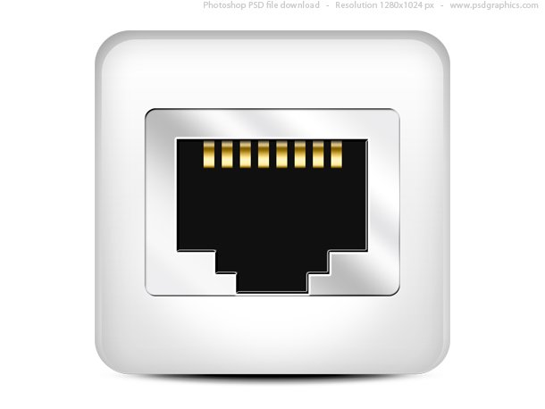 Computer Network Icon (PSD)