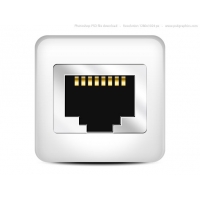 Computer Network Icon (PSD)