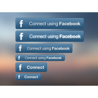 Facebook Connect Button Set