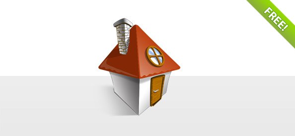 Free Layered House Icon