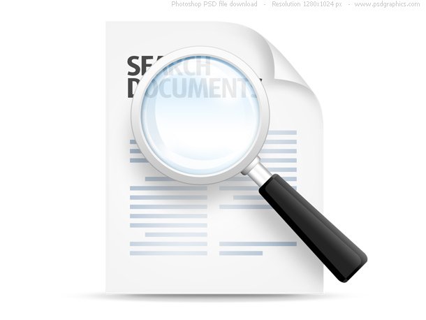 Search Documents Icon (PSD)