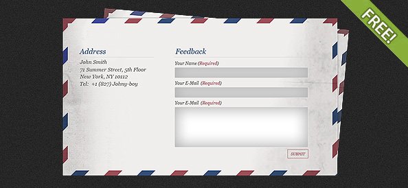 Mail Feedback Form