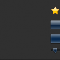 Interface Elements with Star Rating Icons