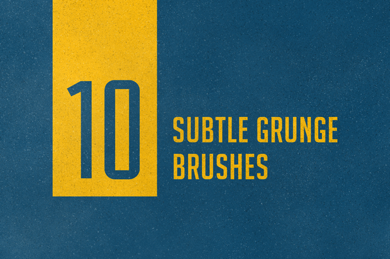 10 SUBTLE GRUNGE BRUSHES