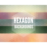 10 HEXAGON BACKGROUND PACK