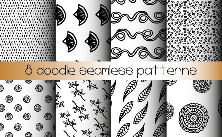 FREE DOODLE SEAMLESS PATTERNS