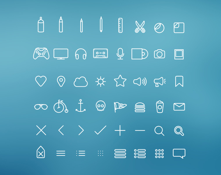 HANGLOOSE ICON SET