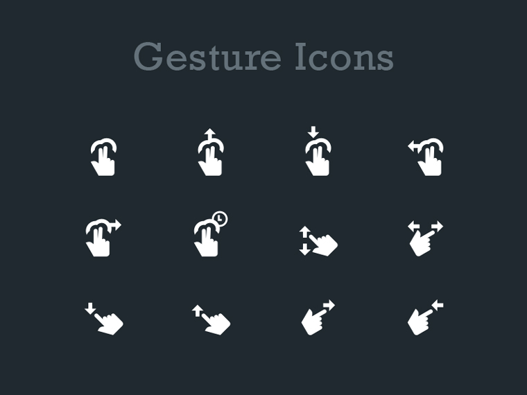GESTURE ICONS