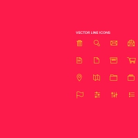 28 VECTOR LINE ICONS