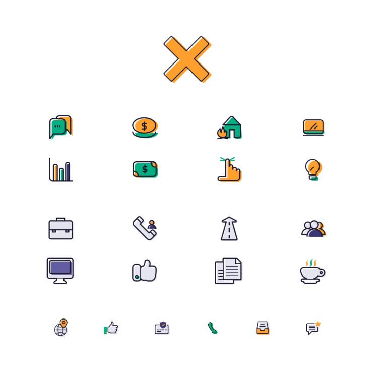 FREE FINANCE SERVICES ICONS