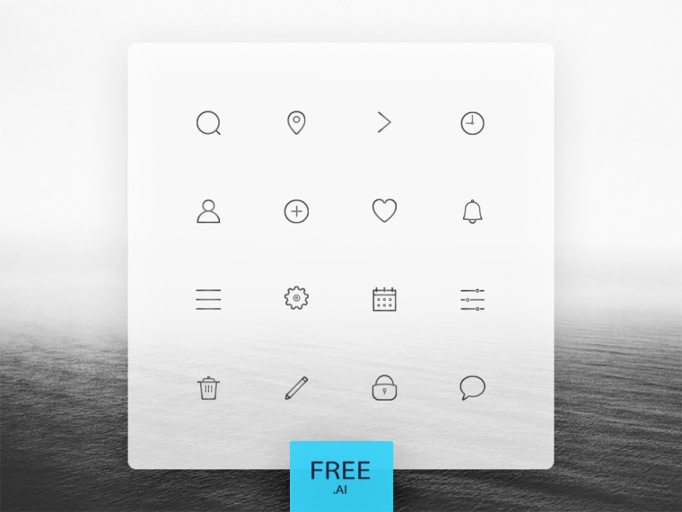 FREE LACONIC ICONS SET